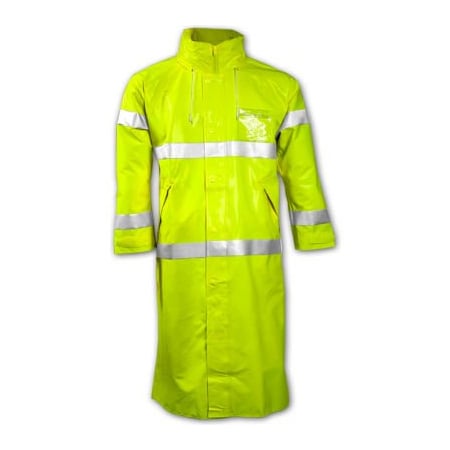 Tingley Tingley C53122 Comfort-Brite Coat, Fluorescent Lime, 2XL C53122.2X